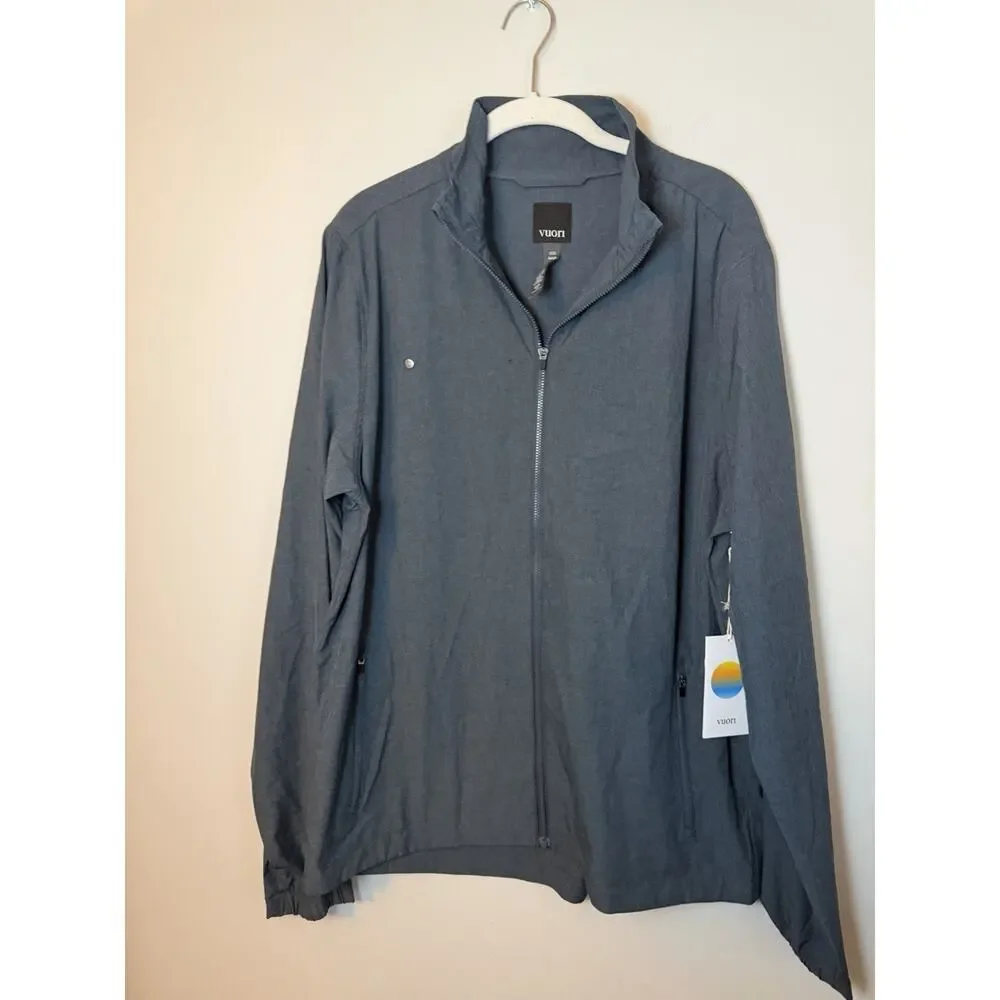 Vuori Track Jacket Navy blue Mens Sz L NWT $98
